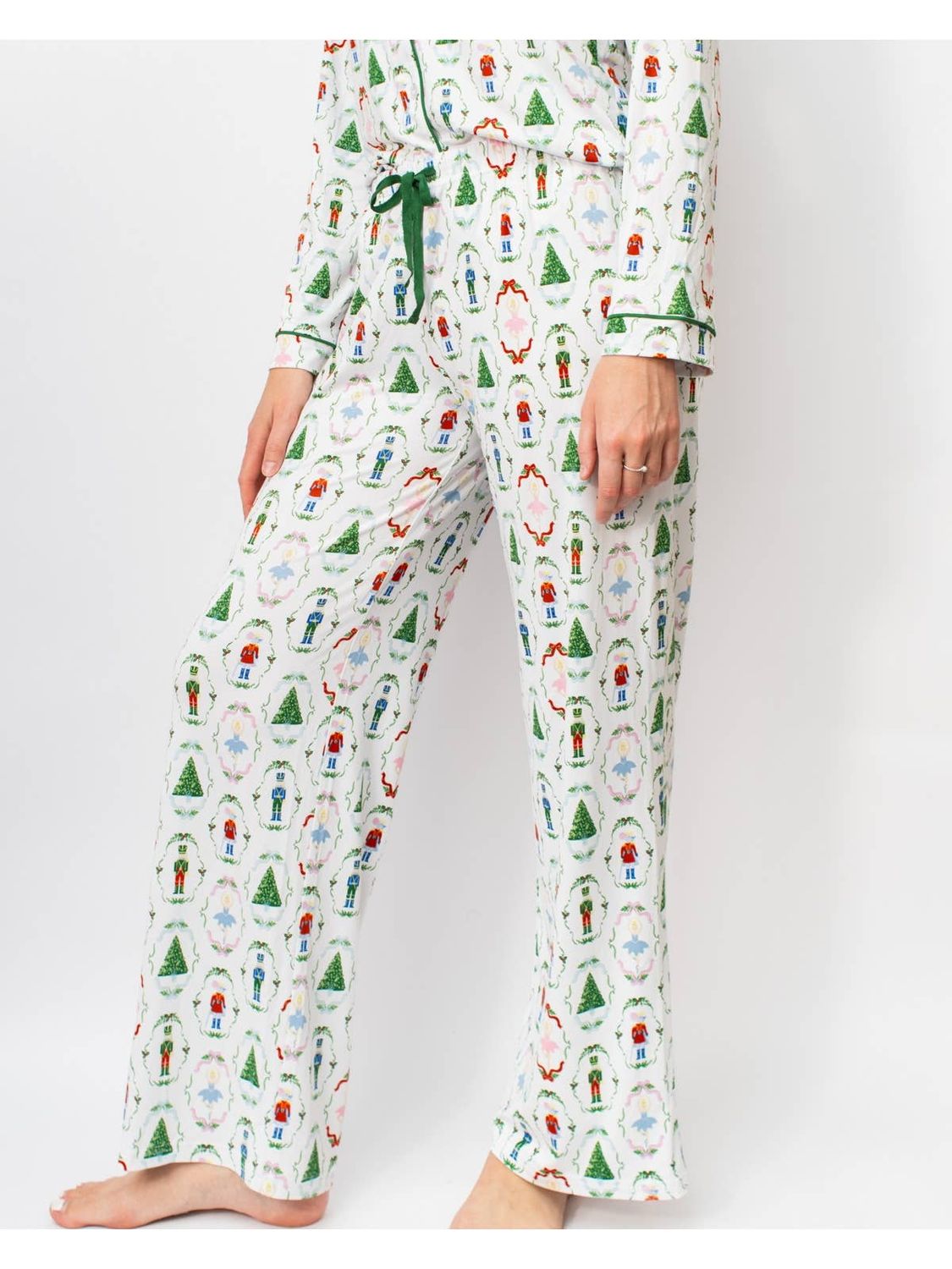 Christmas Nutcracker Waltz Pajama Pants, Nutcracker Waltz Shorts Size: XS