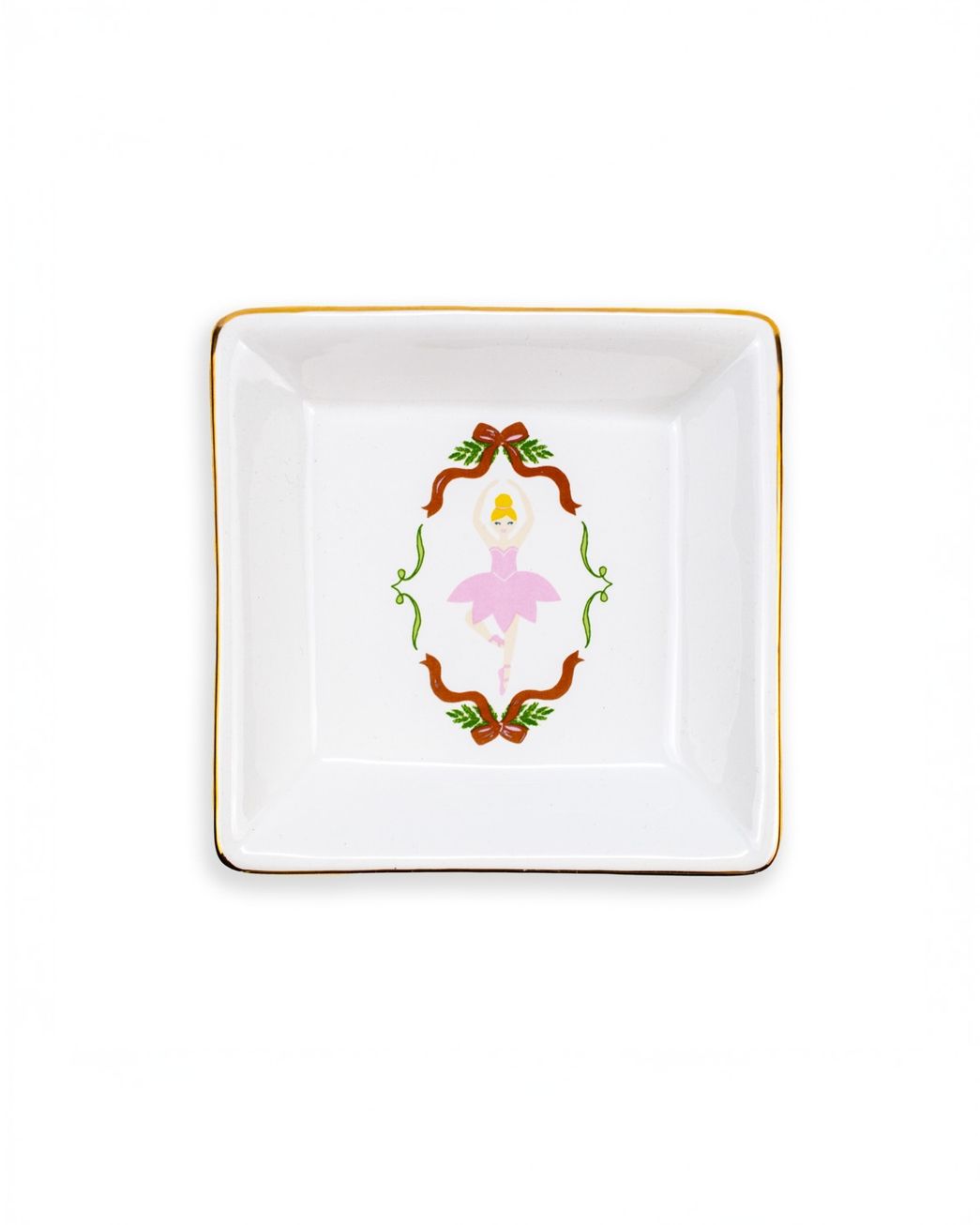 Christmas Ballerina Trinket Dish