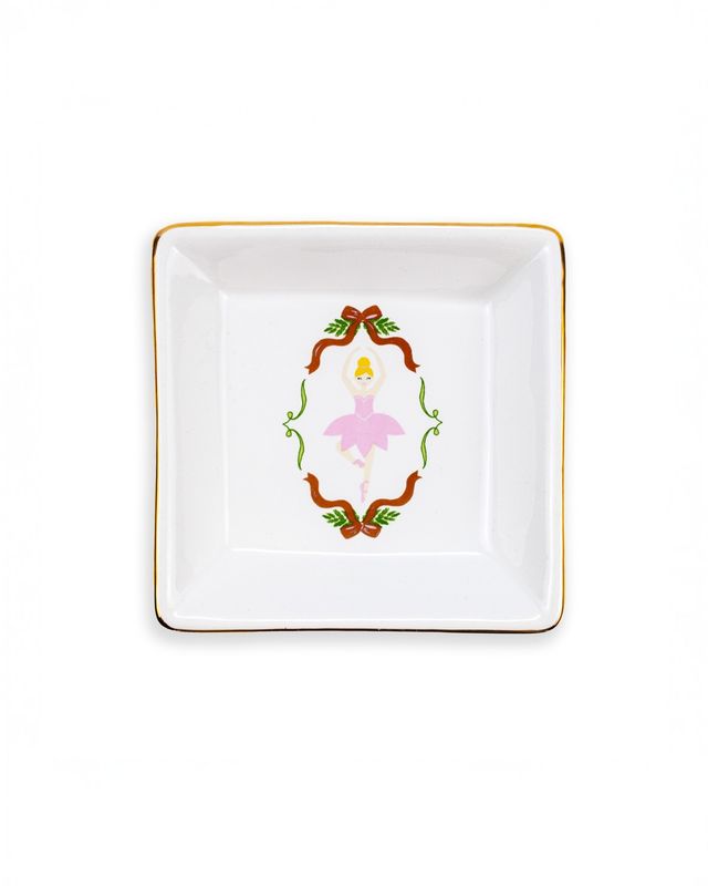 Christmas Ballerina Trinket Dish