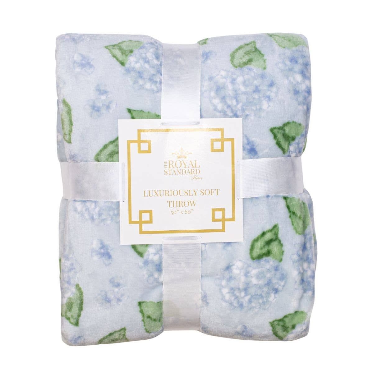 Throw Blanket - Blue Hydrangeas