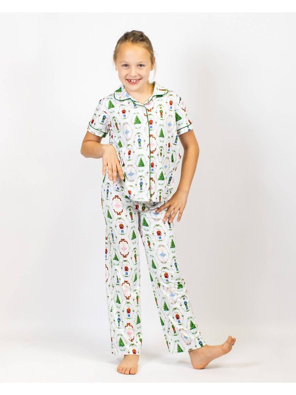 Christmas Girl's Nutcracker Waltz Pajama Set
