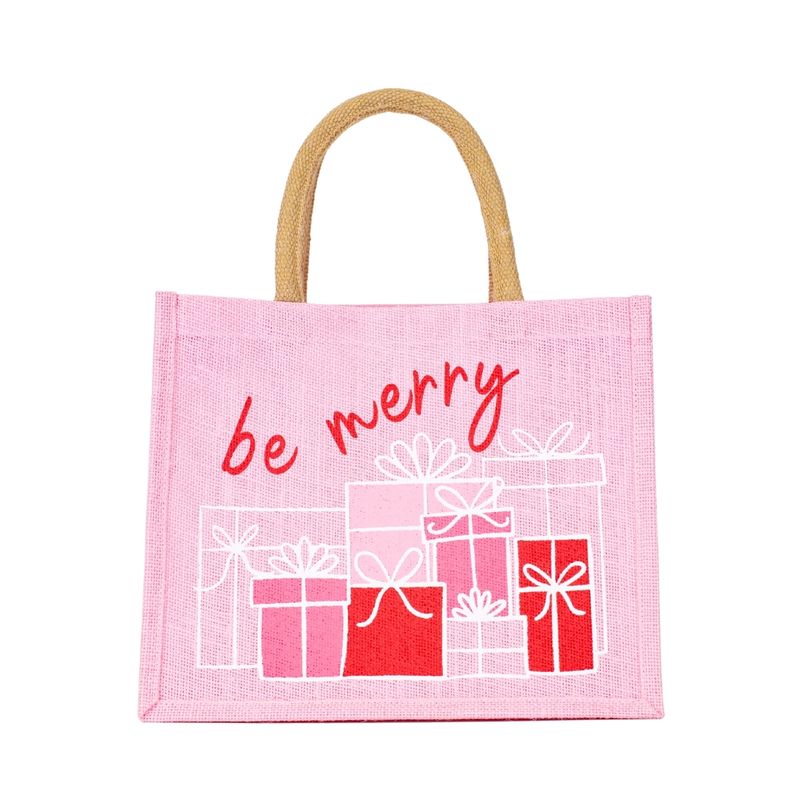 Christmas Tote - Pink Be Merry