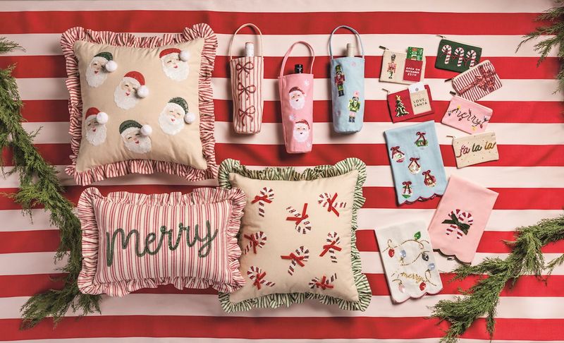 Christmas Sequin Wine Bag