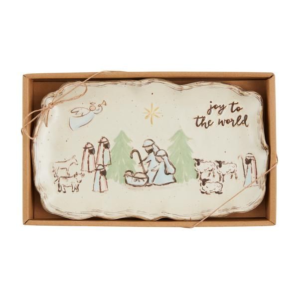 Christmas Nativity Platter