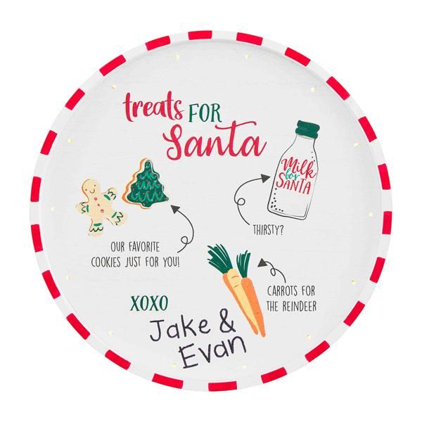Christmas Treats for Santa Plate