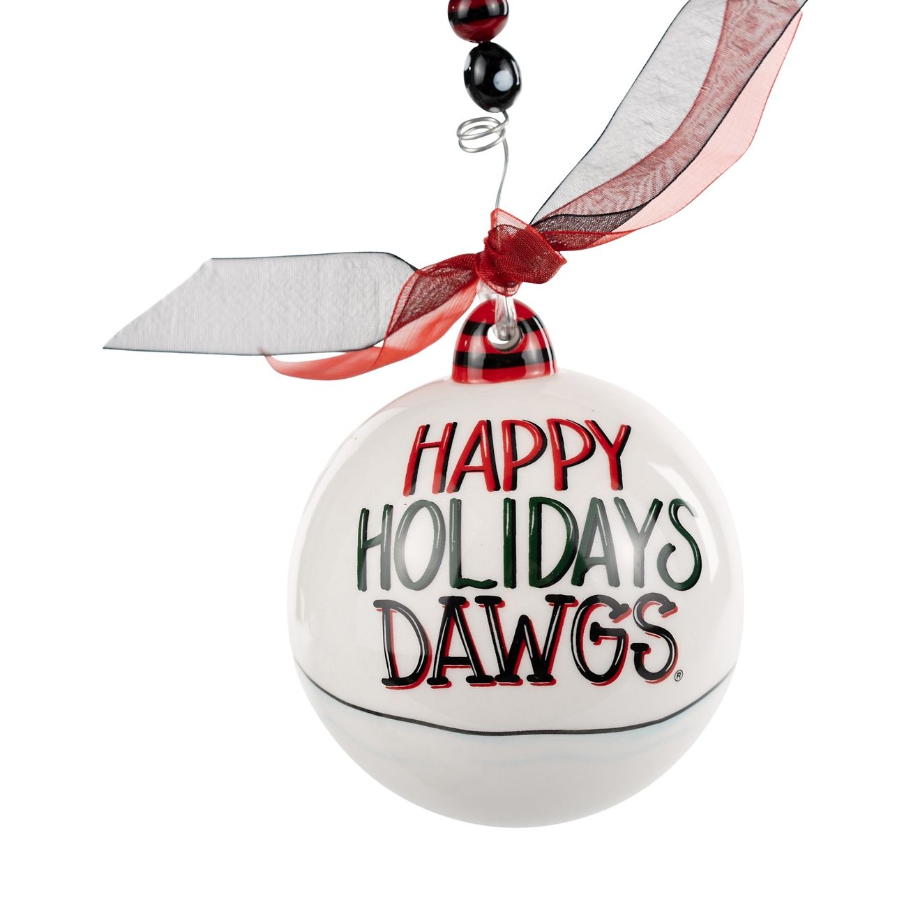 Ornament - Happy Holidays Dawgs