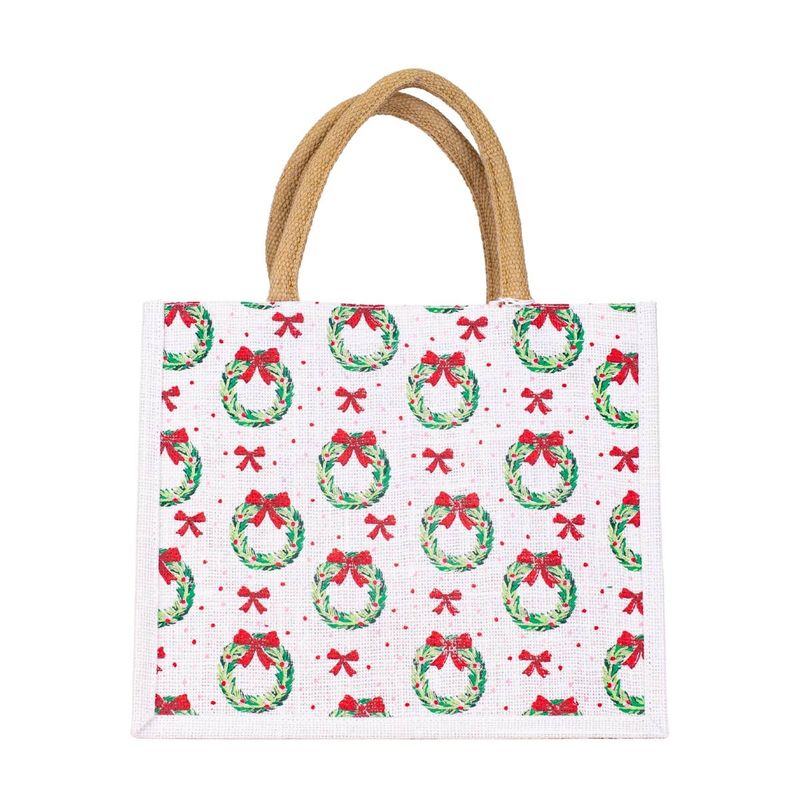 Christmas Tote - Medium Wreaths