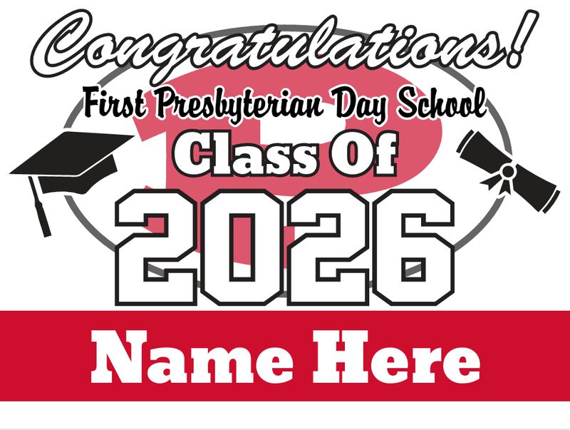 2026 Graduation Yard Sign