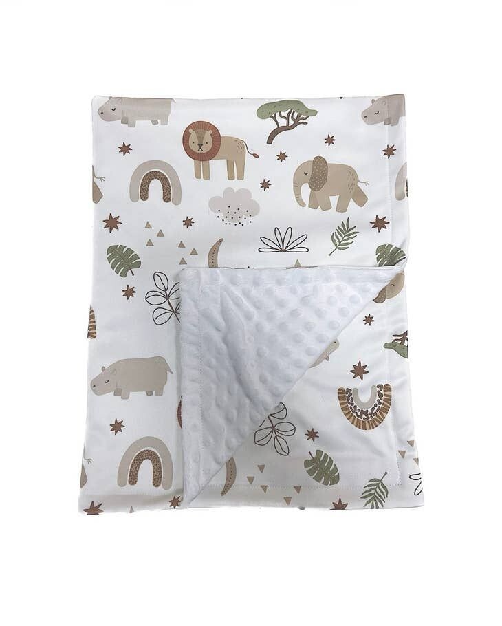 Stork & Loom Minky Dot Blanket