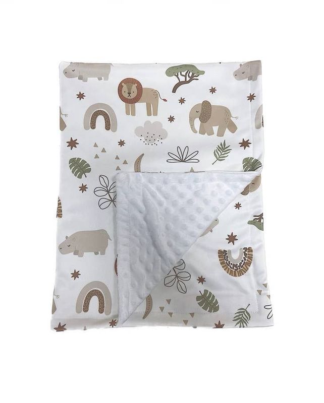 Stork & Loom Minky Dot Blanket