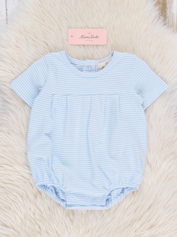 Classic Baby Blue Striped Bubble
