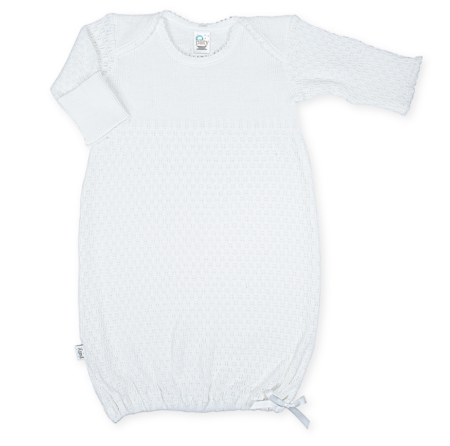 Paty Overlap Shoulder Gown