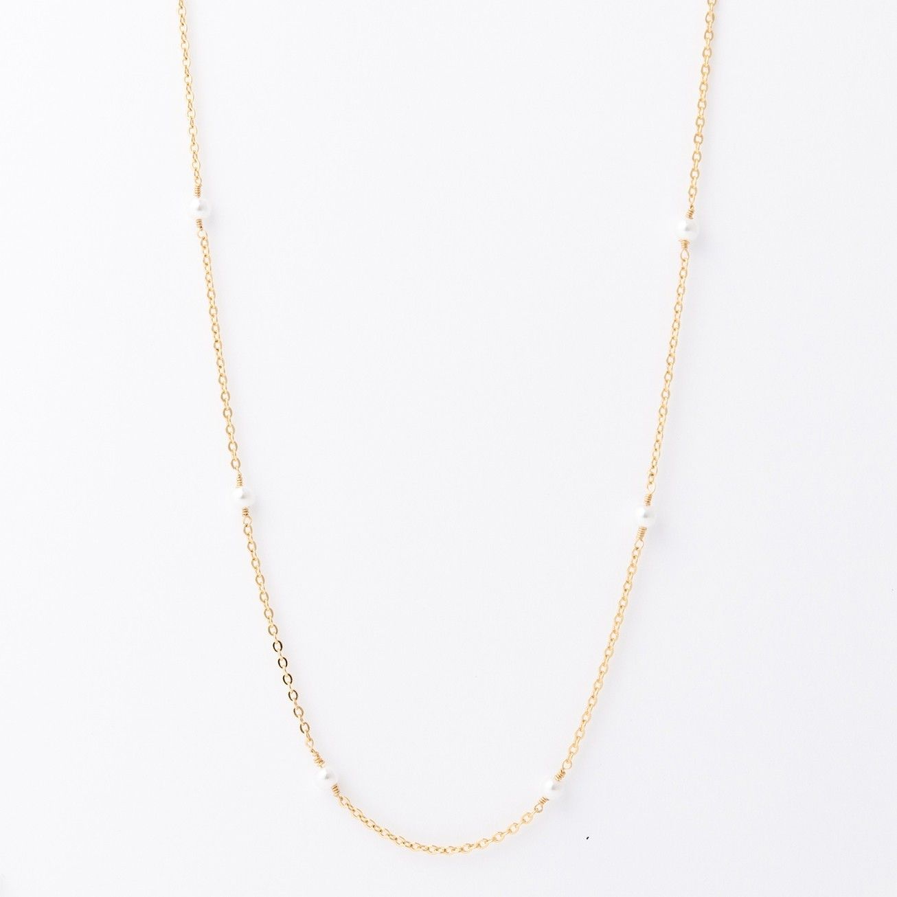 Necklace - Gold with Pearls Necklace - Gold with Pearls