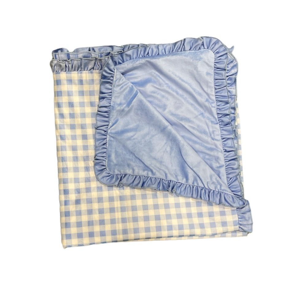 SBC Ruffled Gingham Towel