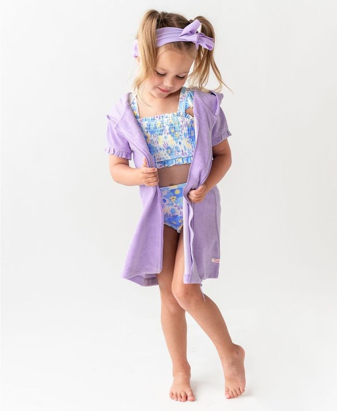 Rufflebutts Girls Zip Cover-Up