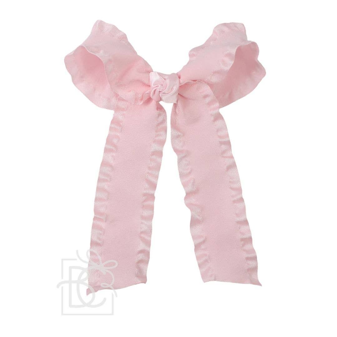 Bow - with Scalloped Edges, Bow with Scalloped Edges Color: Light Pink