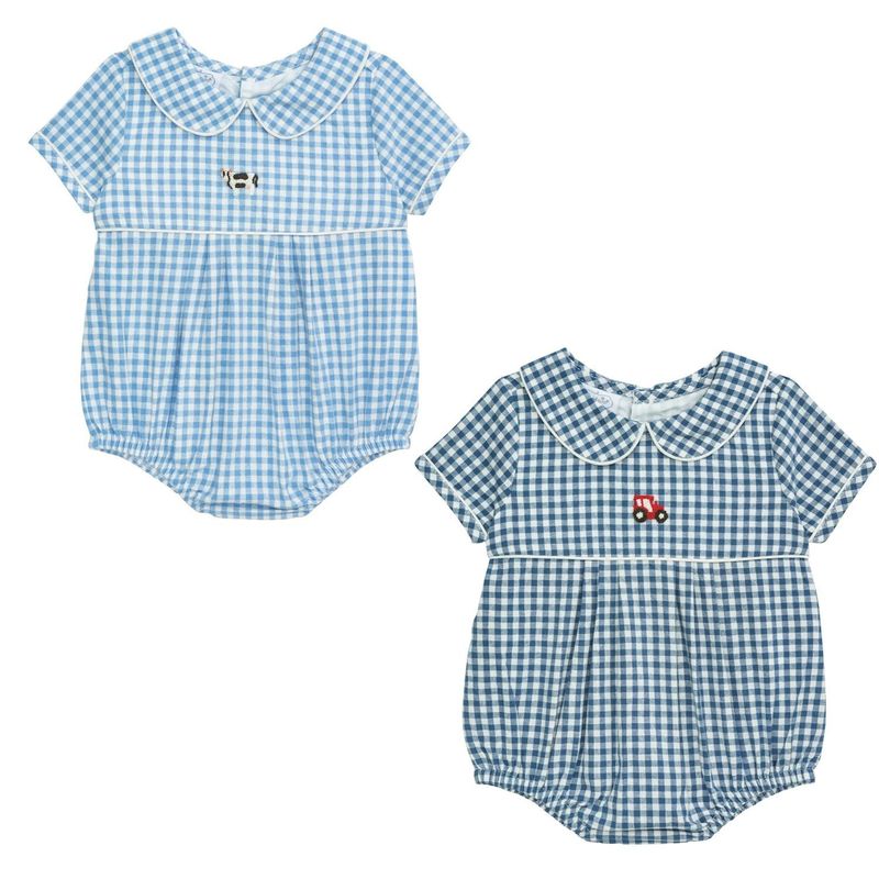 Baby Bubble - Blue Gingham Farm