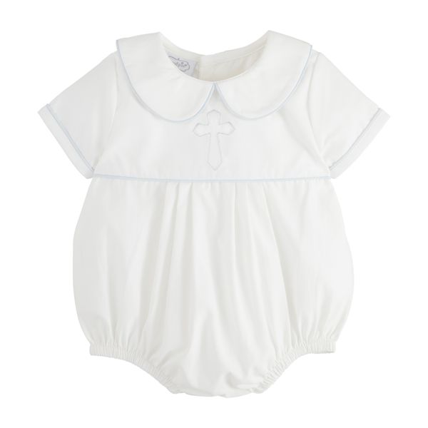 Baby Bubble - White with Cross