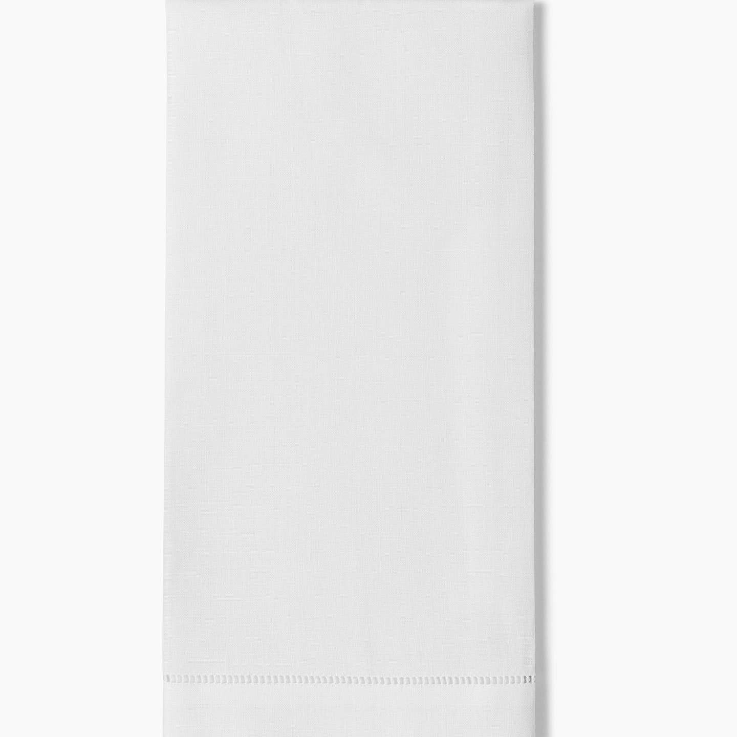 Hemstitch Hand Towel - White