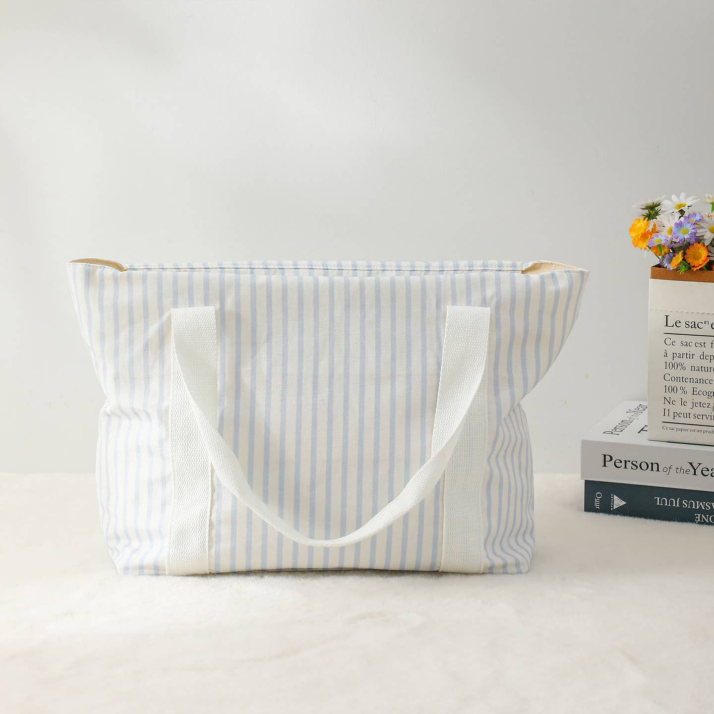 Striped Weekender Duffel