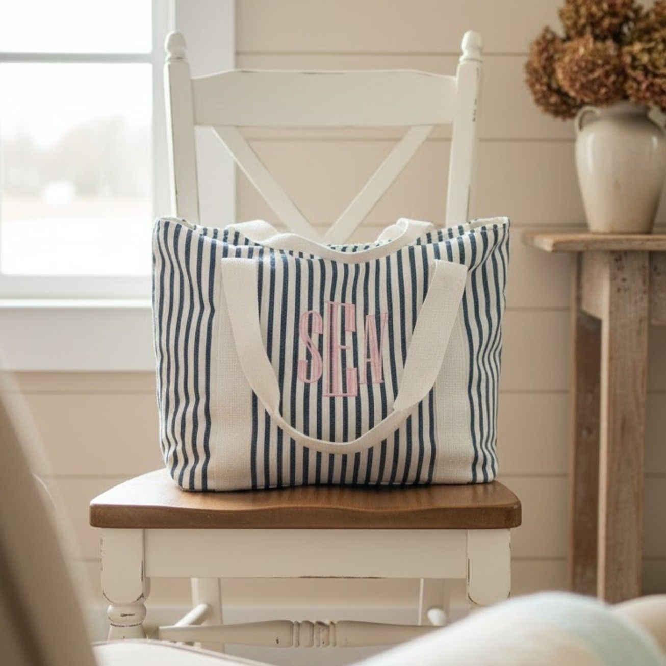 Striped Weekender Duffel