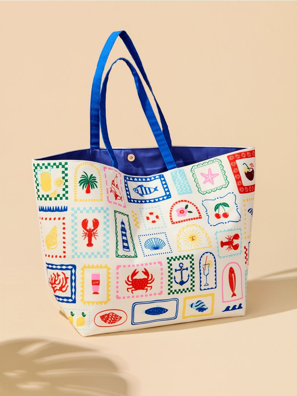 Seaside Print Tote