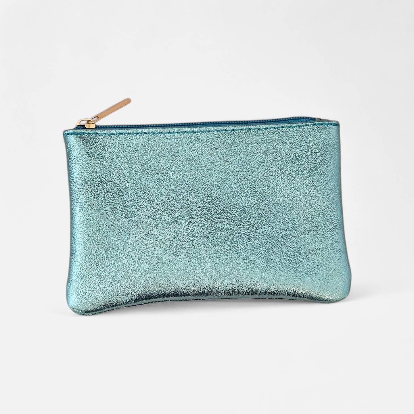 Leather Pouch - Colored, Color: Turquoise