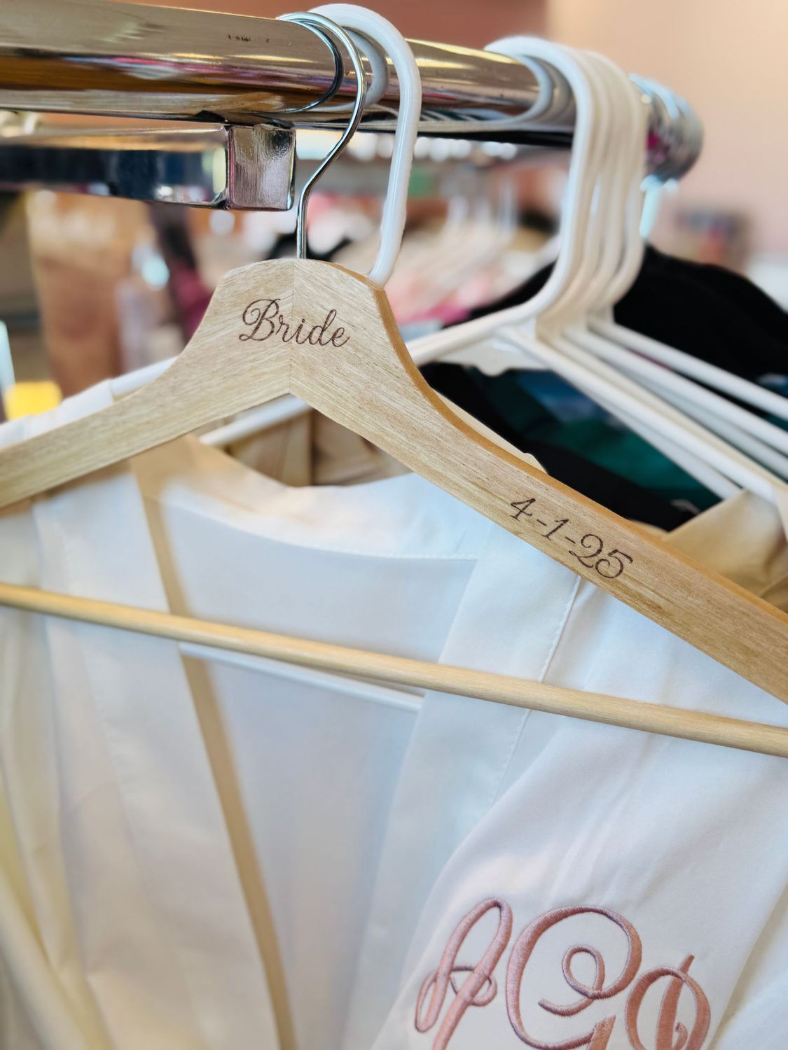 Wooden Wedding Hanger Wooden Wedding Hanger