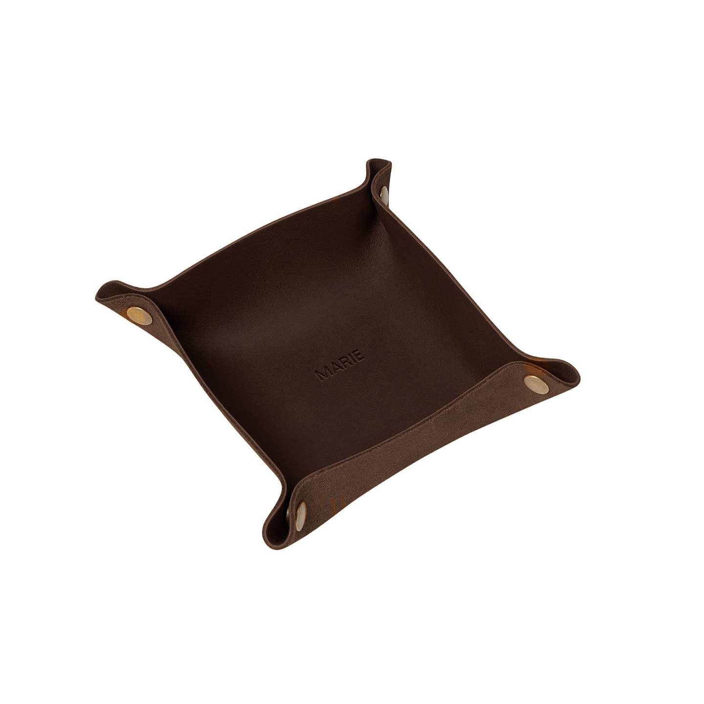 Leather Snap Valet Tray Leather Snap Valet Tray