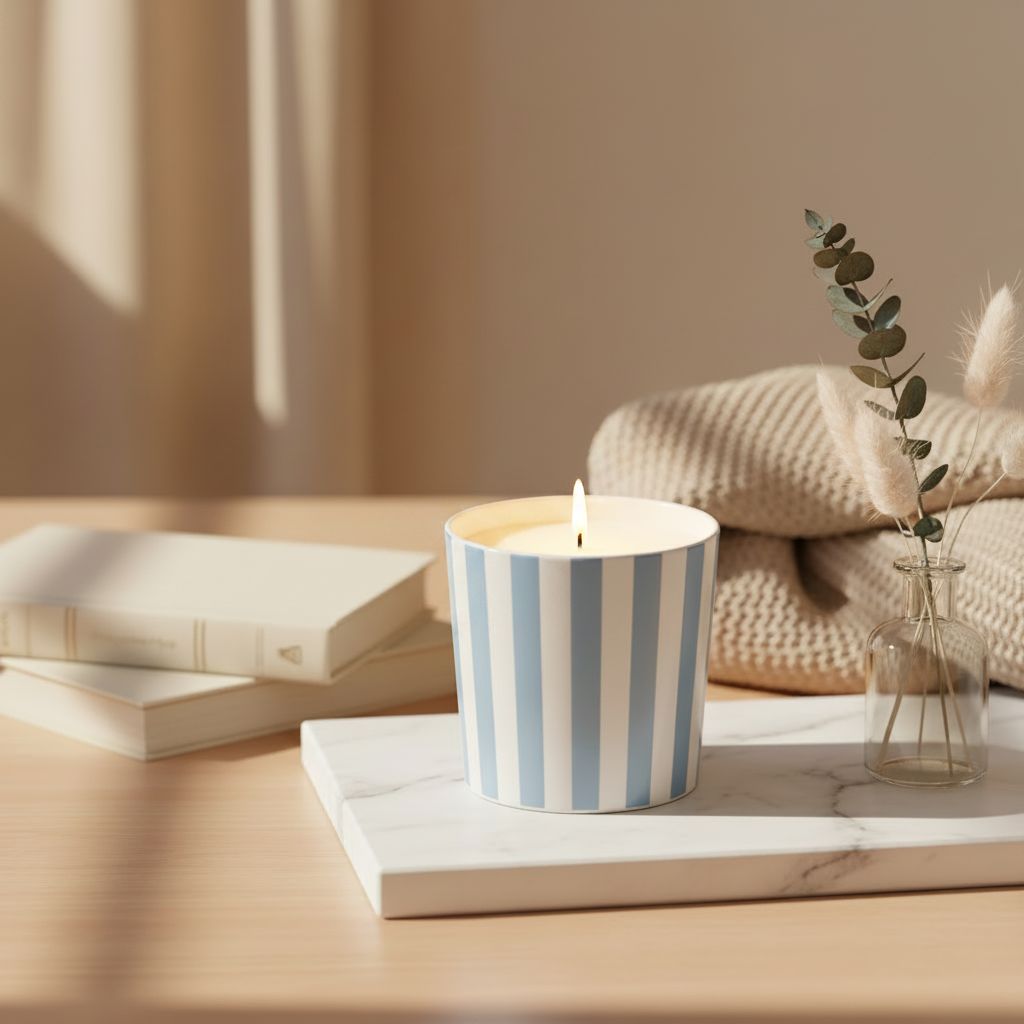 Candle - Volcano Artisan Caffe Capri Gelato Cup Candle - Volcano Artisan Caffe Capri Gelato Cup