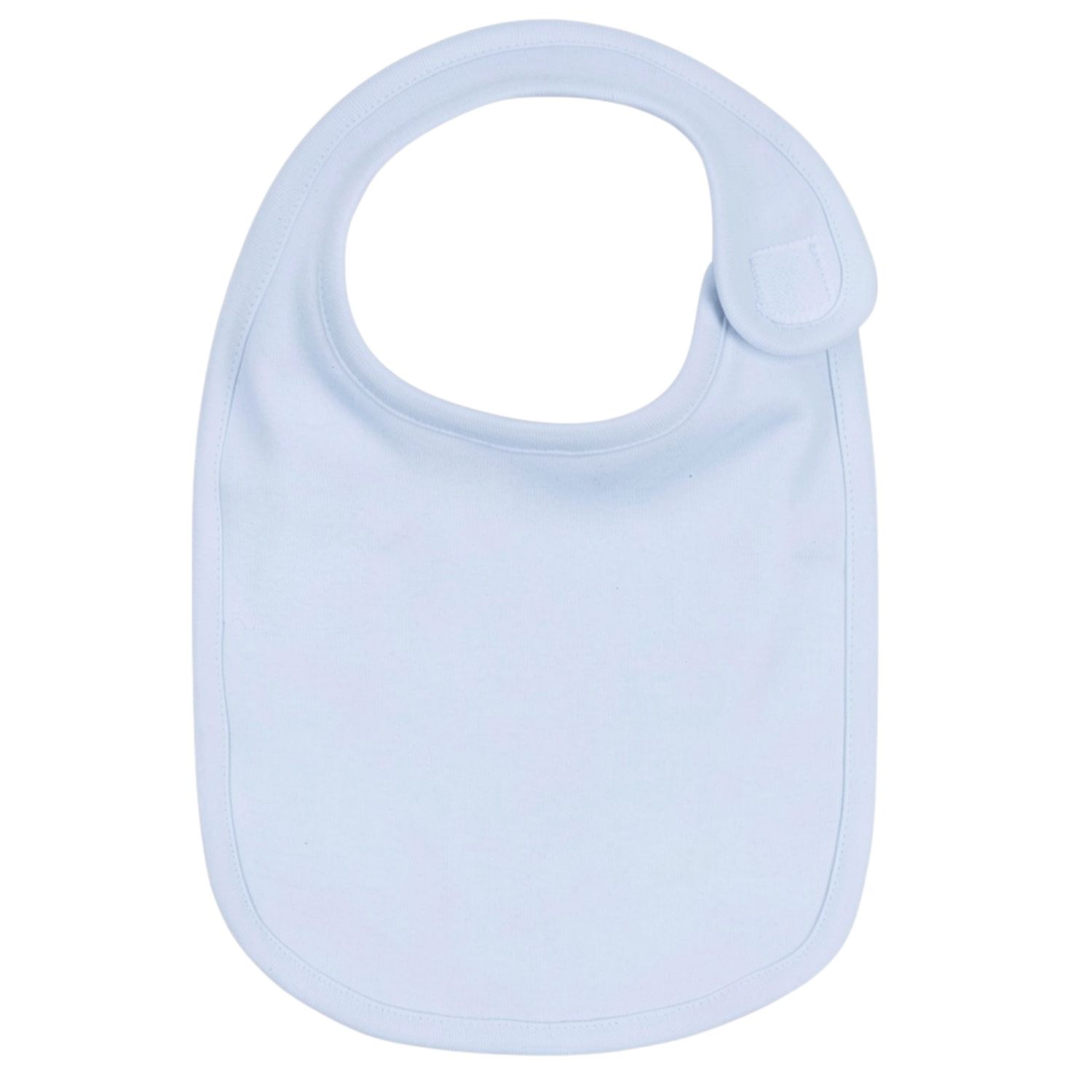 Cotton Baby Bib, Color: Light Blue