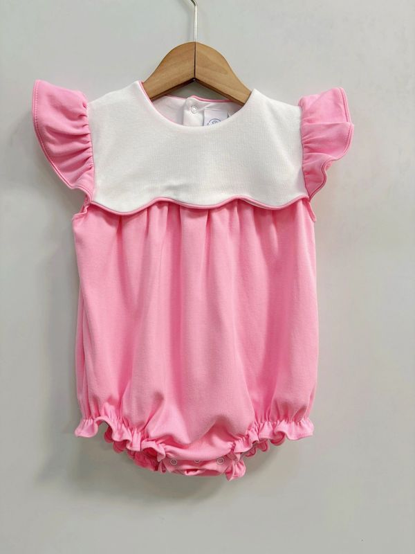 Piped Baby Girls Bubble