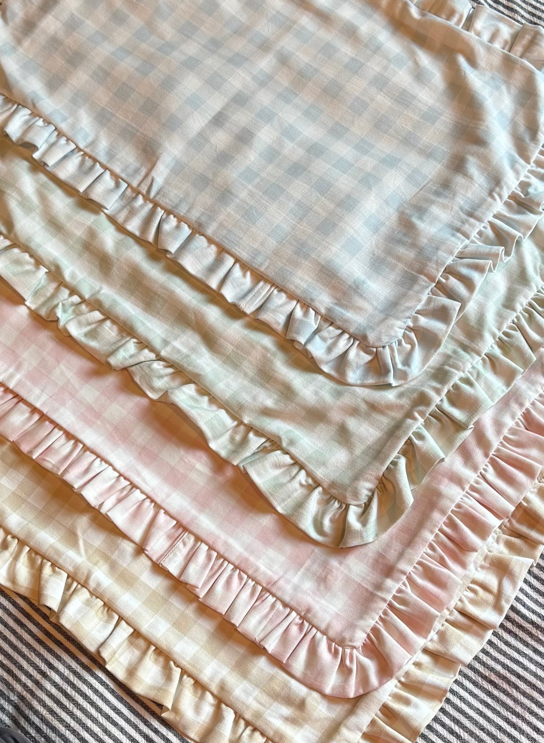 Pillow - Gingham with Ruffle