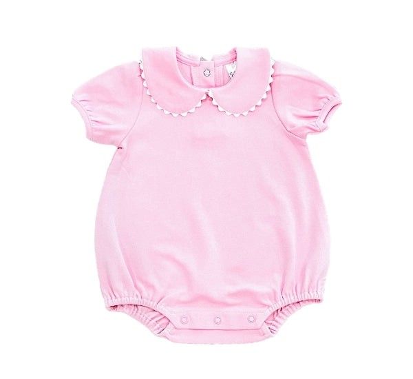 Baby Bubble with RicRac Trim Baby Bubble with RicRac Trim, RicRac Bubble Color: Pink, RicRac Bubble Size: 3 Month