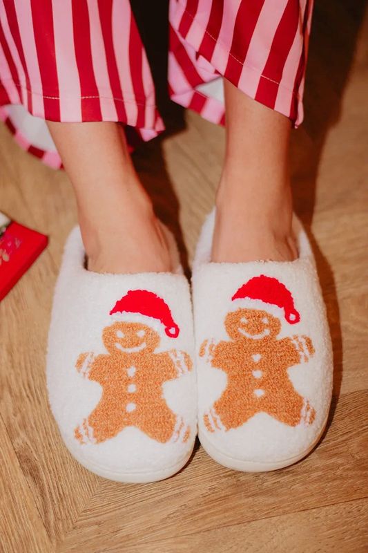 Christmas Slippers - Gingerbread Man