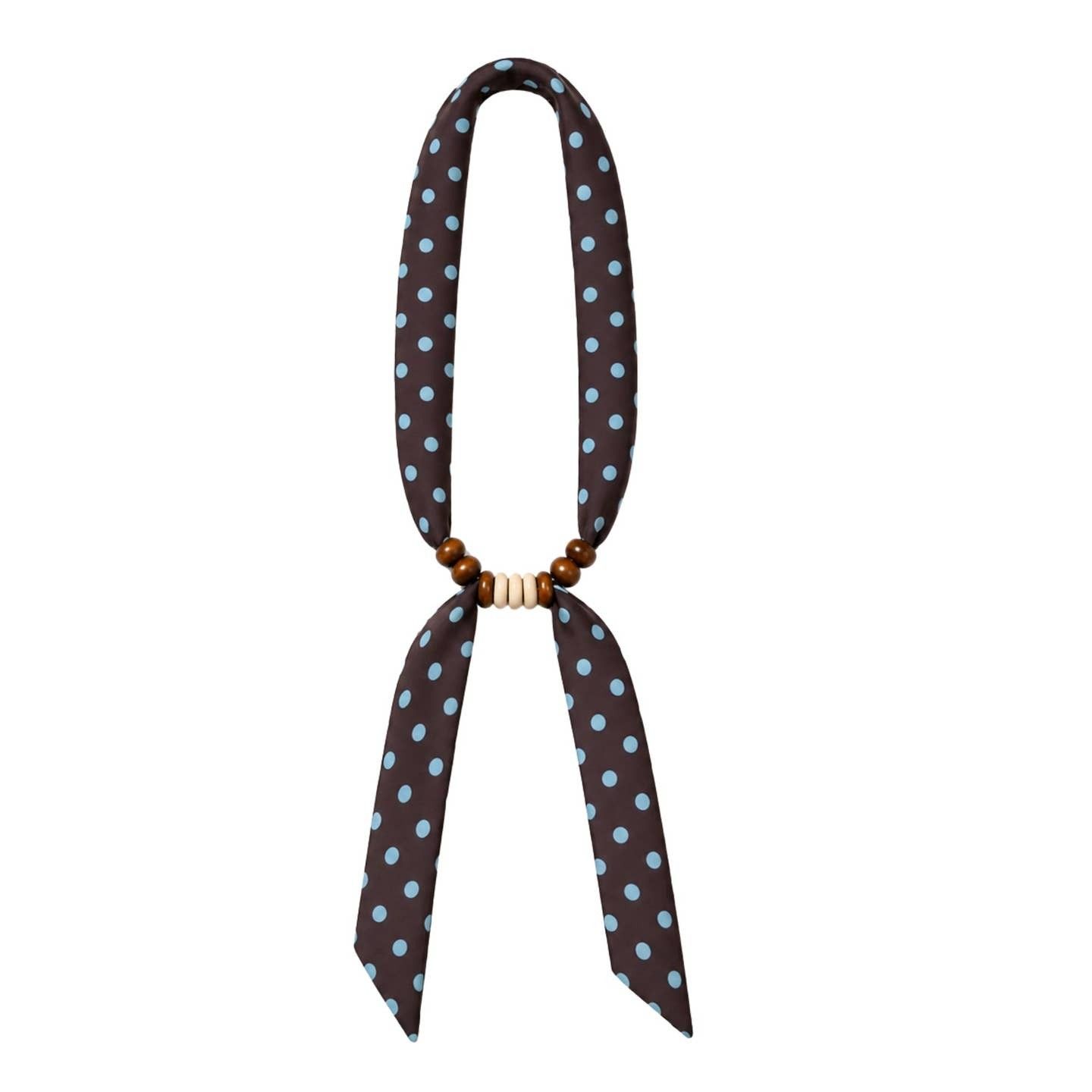 Scarf Beaded Necklace