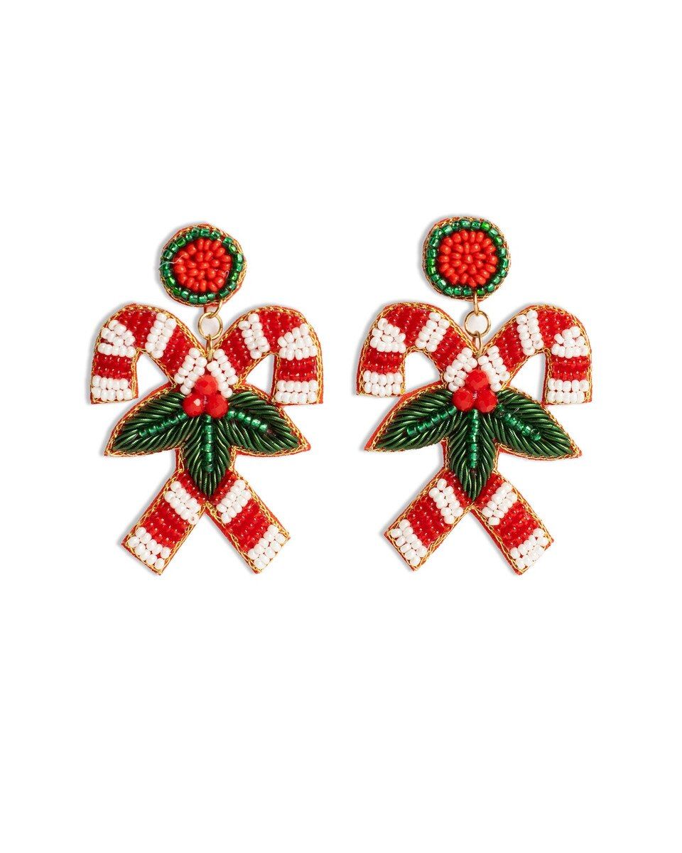 Christmas Beaded Earrings