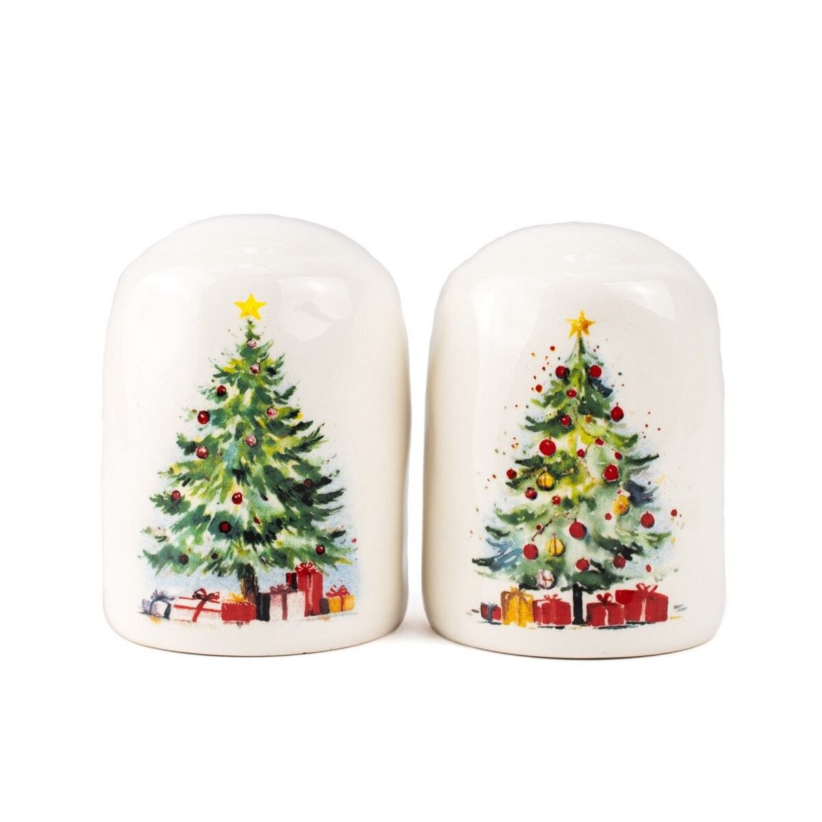 Christmas Tree Salt + Pepper Shaker Set Christmas Tree Salt + Pepper Shaker Set