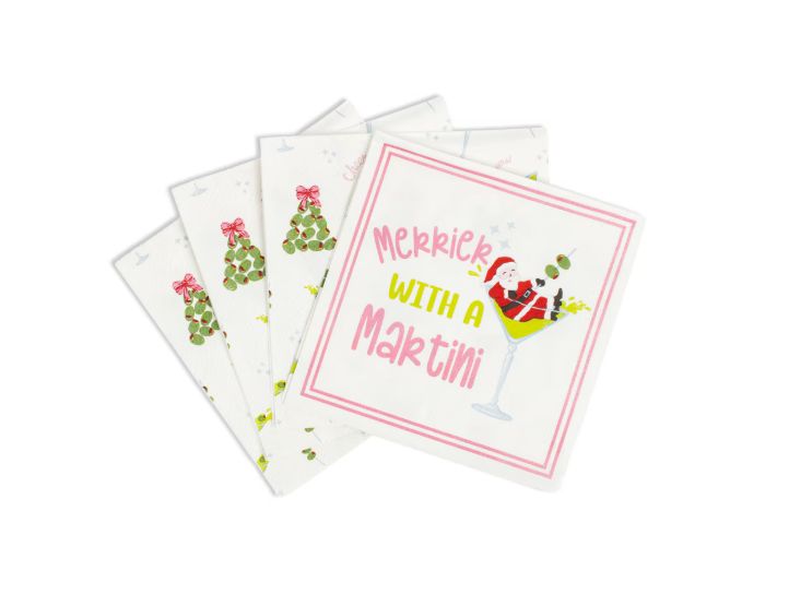 Christmas Cocktail Napkins Christmas Cocktail Napkins