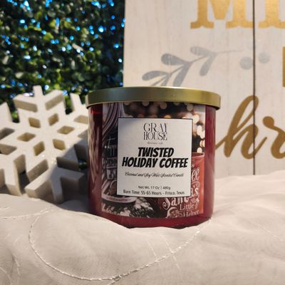 Twisted Holiday Coffee Candle