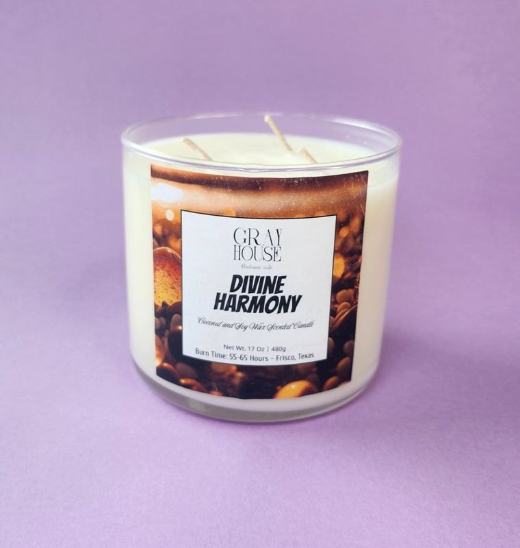 Divine Harmony 3- Wick Candle