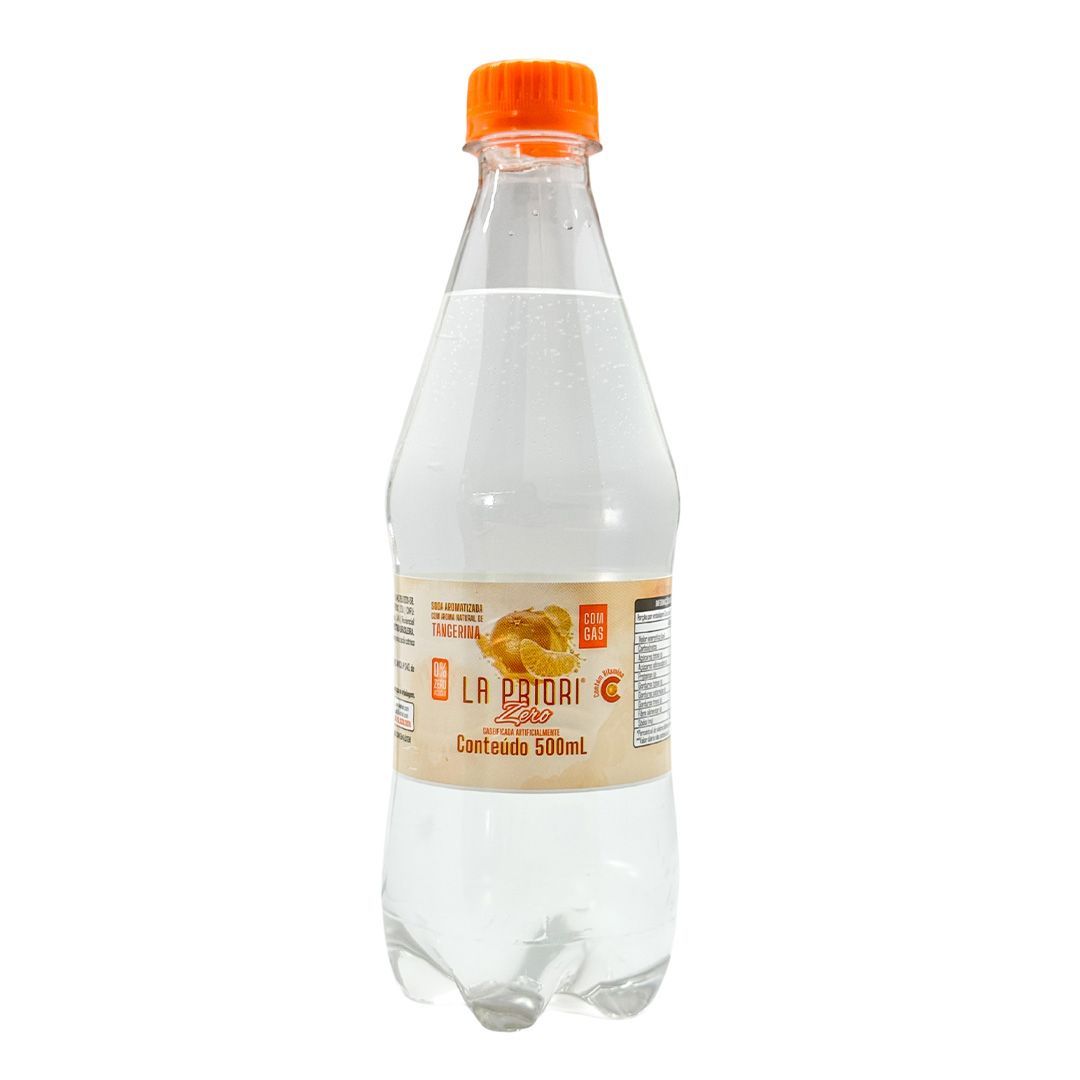 Pacote Água Mineral La Priori Zero | Saborizada de Tangerina Zero Açúcar | 12x500ml