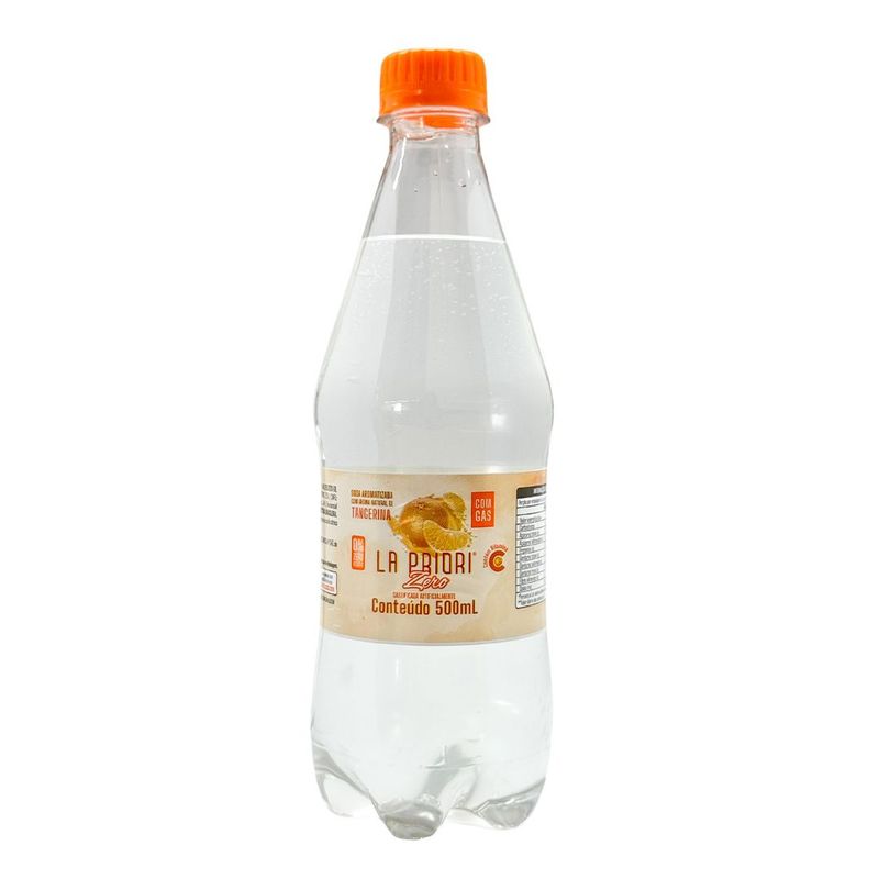 Água Mineral La Priori Zero | Saborizada de Tangerina Zero Açúcar | 500ml