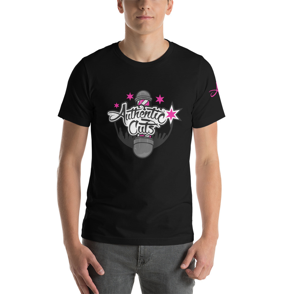 Short-sleeve t-shirt (Pink Logo)