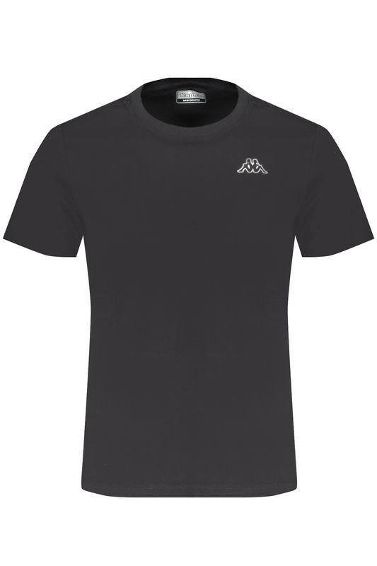 KAPPA T-SHIRT MANICHE CORTE UOMO NERO KAPPA T-SHIRT MANICHE CORTE UOMO NERO