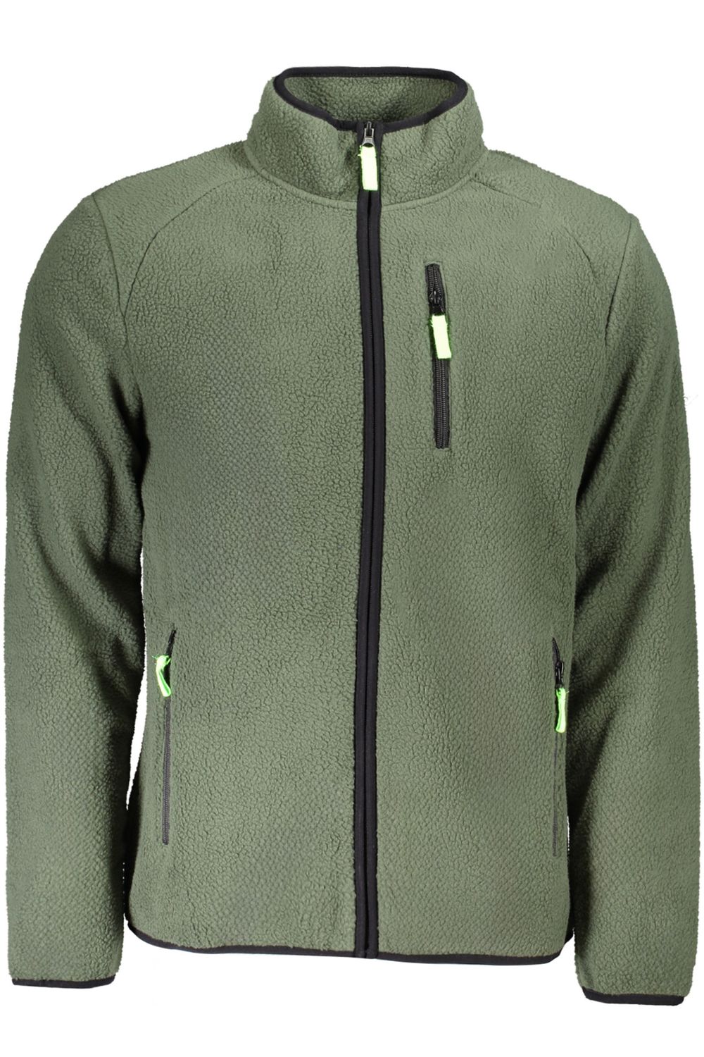 NORWAY 1963 FELPA CON ZIP UOMO VERDE