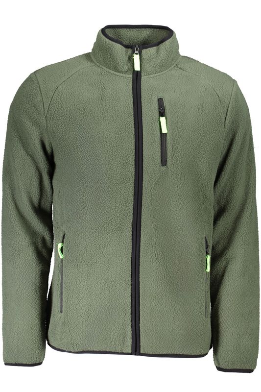 NORWAY 1963 FELPA CON ZIP UOMO VERDE NORWAY 1963 FELPA CON ZIP UOMO VERDE