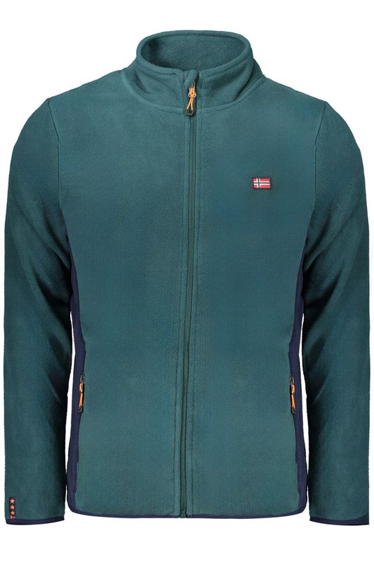 NORWAY 1963 FELPA CON ZIP UOMO VERDE NORWAY 1963 FELPA CON ZIP UOMO VERDE