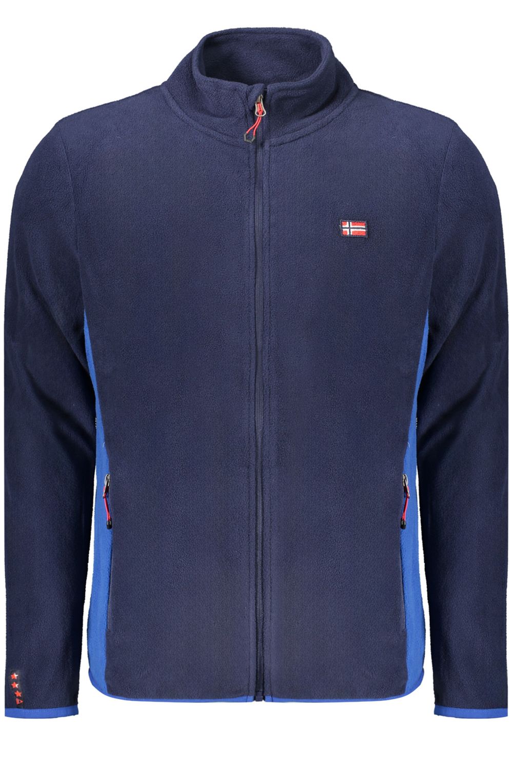 NORWAY 1963 FELPA CON ZIP UOMO BLU