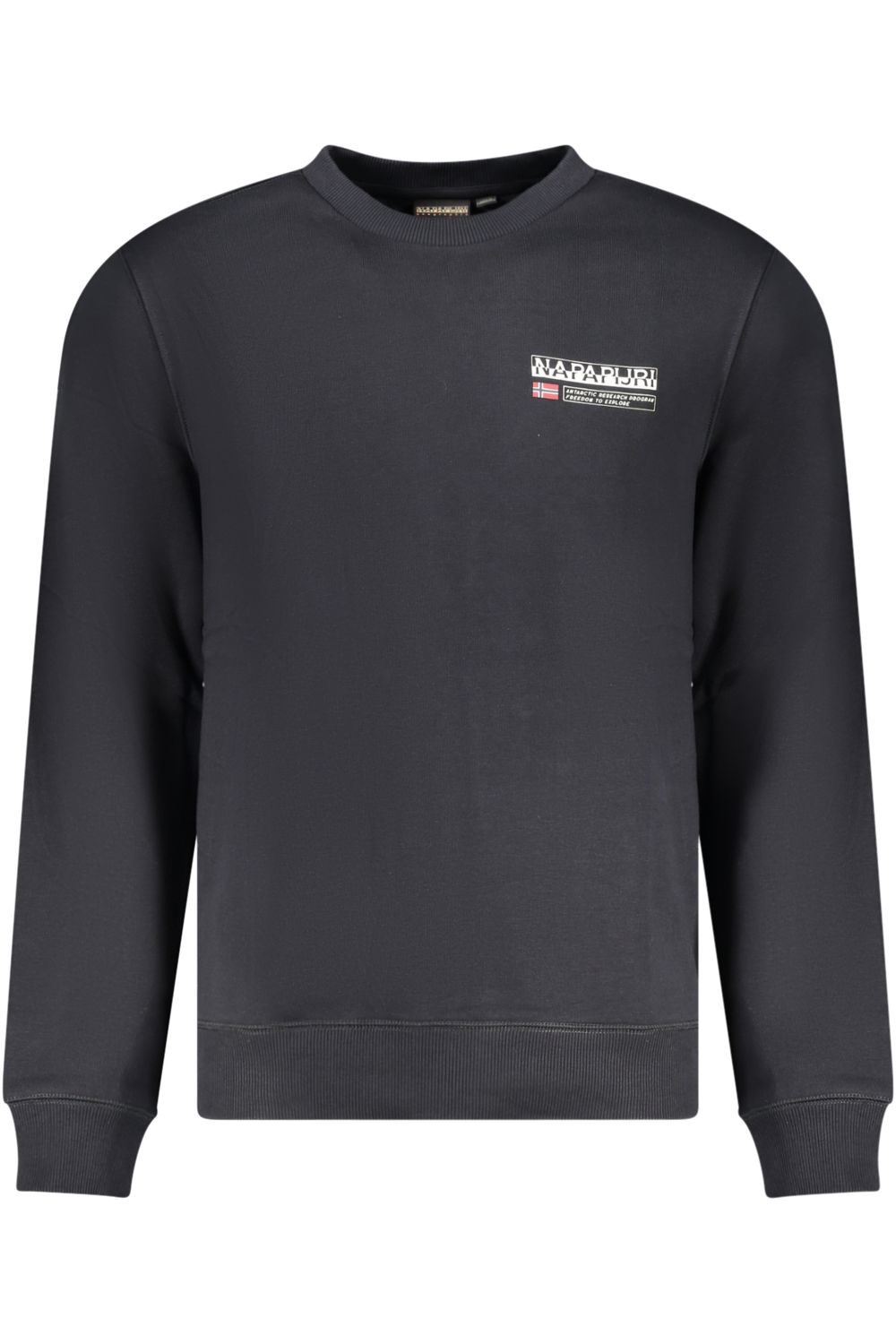 NAPAPIJRI FELPA SENZA ZIP UOMO NERO